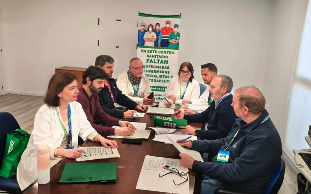 SATSE SE REÚNE EN EL HOSPITAL REINA SOFÍA PARA IMPULSAR EL INCREMENTO DE PLANTILLA EN 202