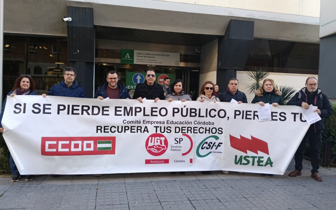 El Comité de Empresa de Educación en Córdoba denuncia jornadas especiales sin remunerar en centros educativos