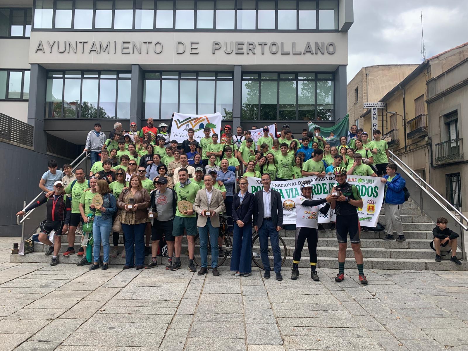 150 kilómetros en bicicleta para reabrir caminos entre Belmez y Puertollano (2)