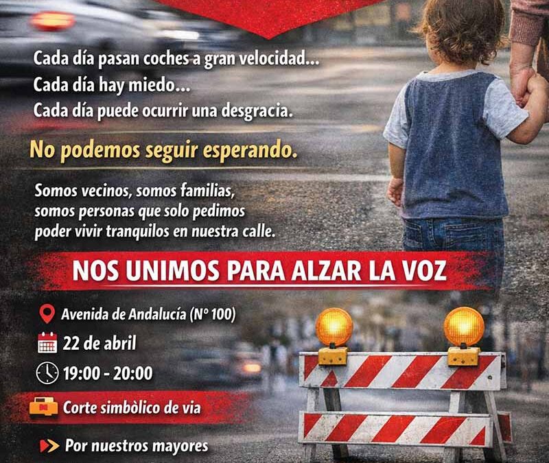 Convocada una concentración vecinal en Peñarroya-Pueblonuevo para reclamar medidas urgentes de seguridad vial