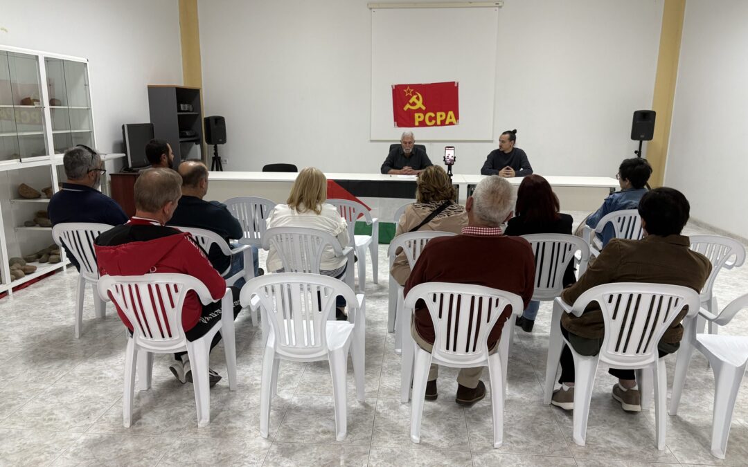 Arranca en Peñarroya la charla antiimperialista por la paz de los pueblos