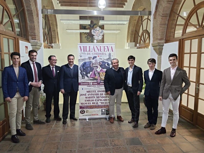Villanueva de Córdoba apuesta por las jóvenes promesas y acogerá una novillada el domingo 19 de abril