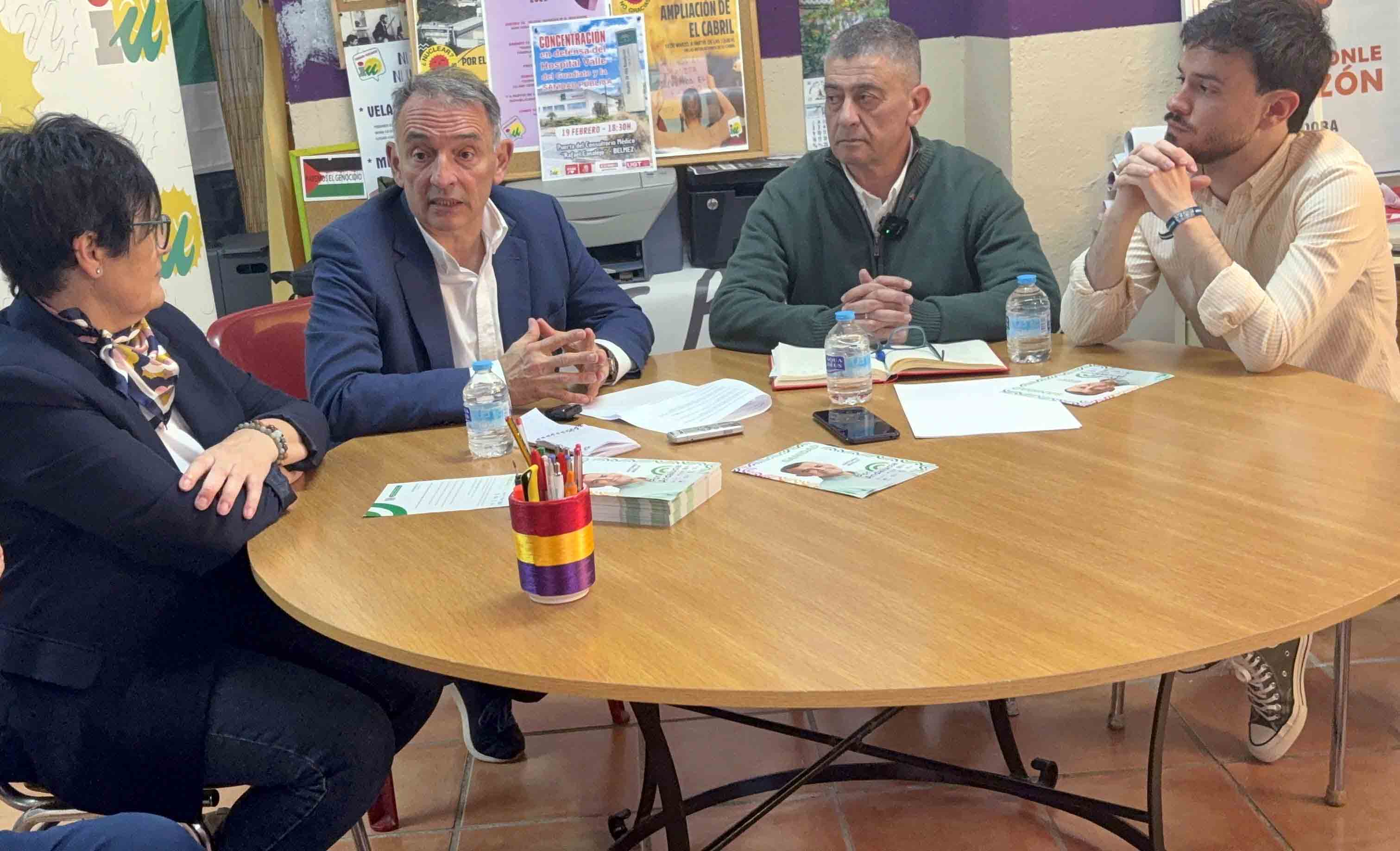 Rueda de prensa de IU, InfoGuadiato