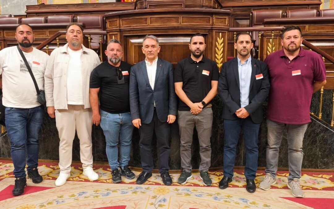 IU lleva al Congreso la situación de los gruistas de grúa torre cordobeses y respalda sus “justas reivindicaciones” tras más de 60 días de huelga
