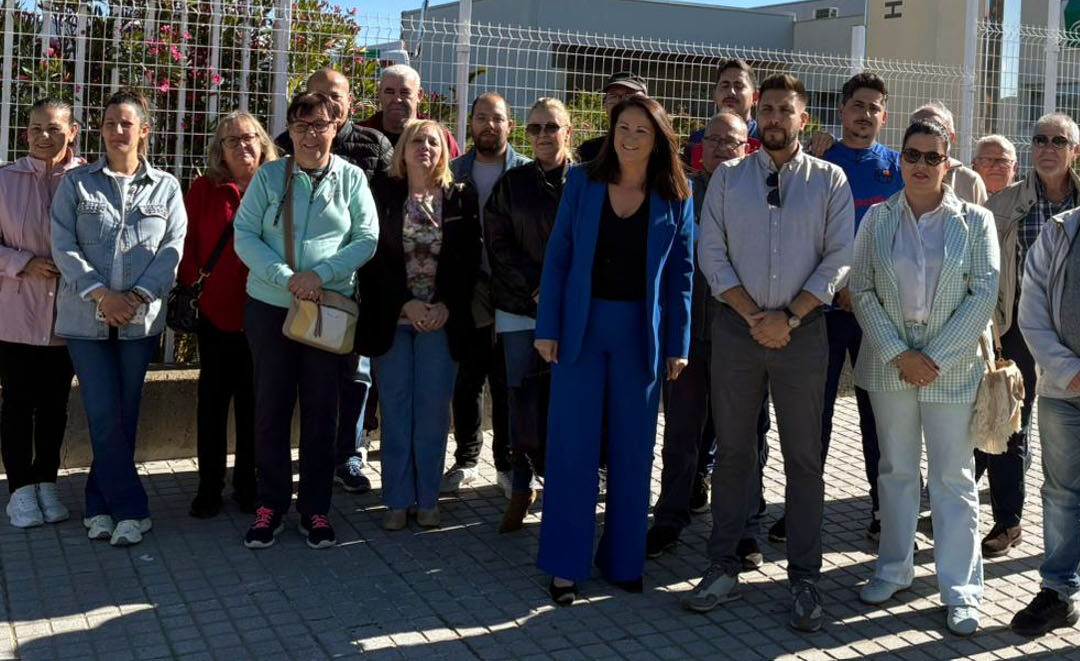 El PSOE cierra campaña ante el Hospital Valle del Guadiato y acusa al PP de “desmantelar” la sanidad pública andaluza