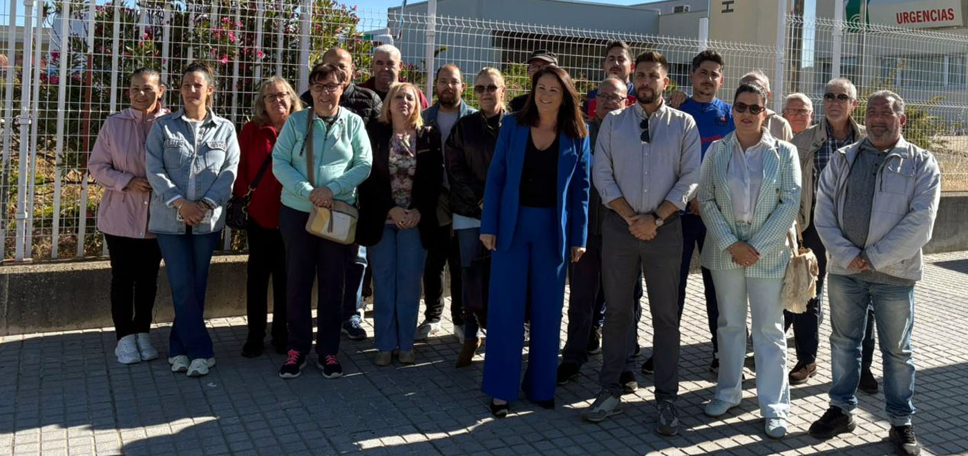 El PSOE cierra campaña ante el Hospital Valle del Guadiato (2)