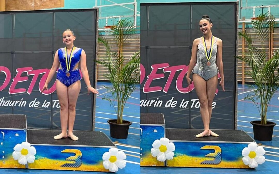 Dos pódium para Gimnasia Rítmica 30 Grados en Alhaurín de la Torre