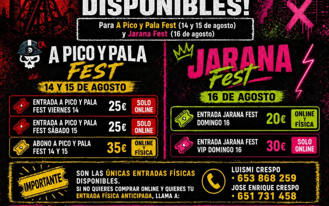 Jarana Fest 2026 cierra su cartel y convierte a Peñarroya-Pueblonuevo en una de las grandes citas urbanas del verano andaluz