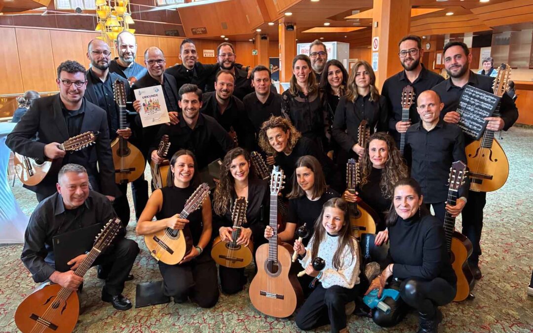 La Orquesta de Plectro de Espiel triunfa en Alemania y conquista al público del BDZ Eurofestival con “España Cañí”