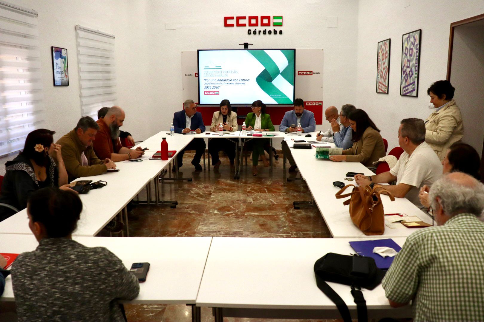 EL PSOE DE CÓRDOBA COMPARTE CON CCOO LA DEFENSA DE LOS SERVICIOS PÚBLICOS Y EL REFUERZO DE LOS DERECHOS LABORALES  