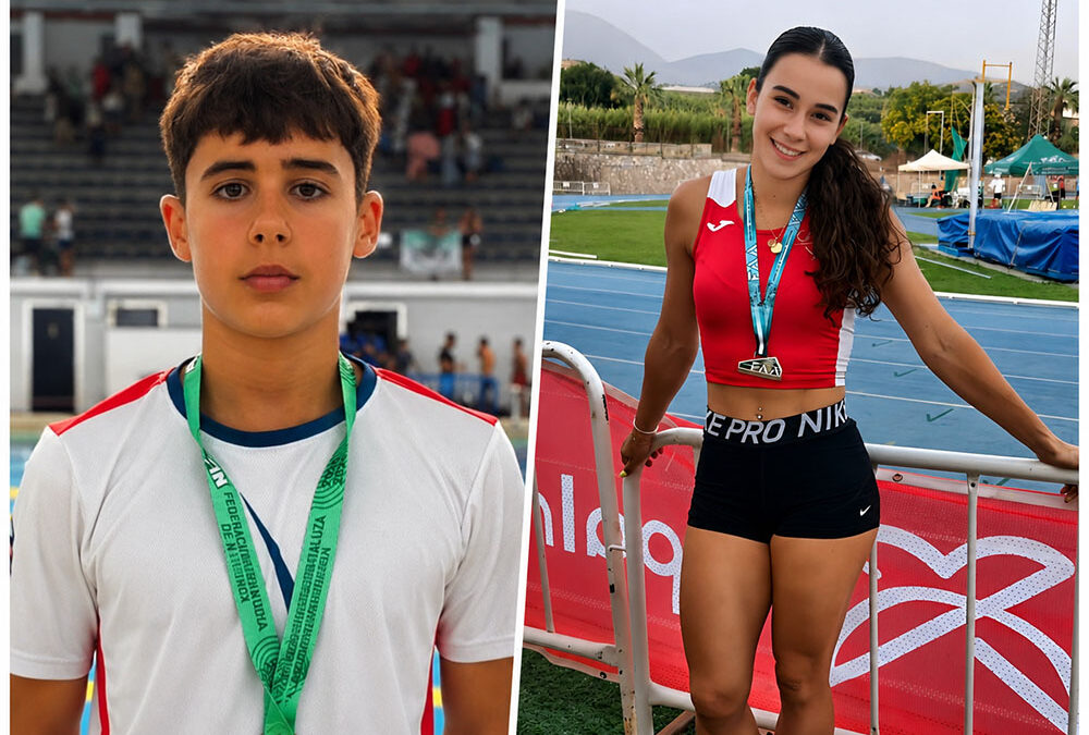 Natalia Caballero se proclama campeona de Andalucía Sub-23 y Manuel Carrasco logra el bronce andaluz en natación
