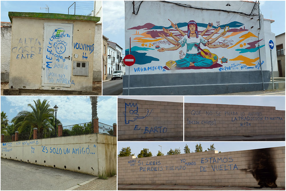 El Ayuntamiento de Los Blázquez condena las pintadas de la Noche de San Juan