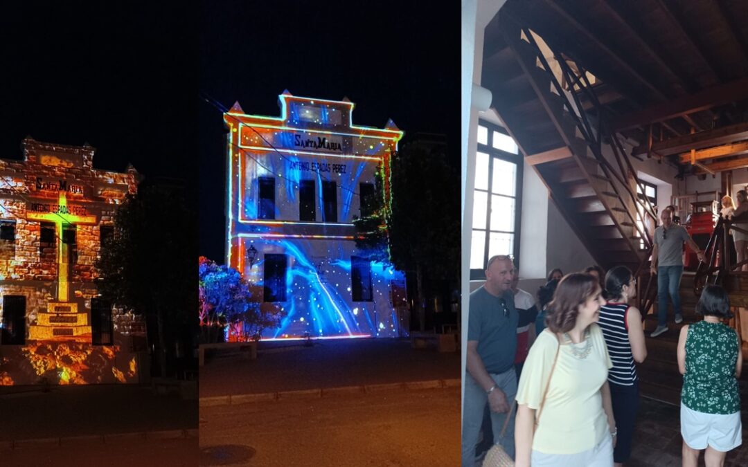 La Fábrica de Harinas Santa María volvió a cobrar vida en una noche para el recuerdo en Peñarroya-Pueblonuevo