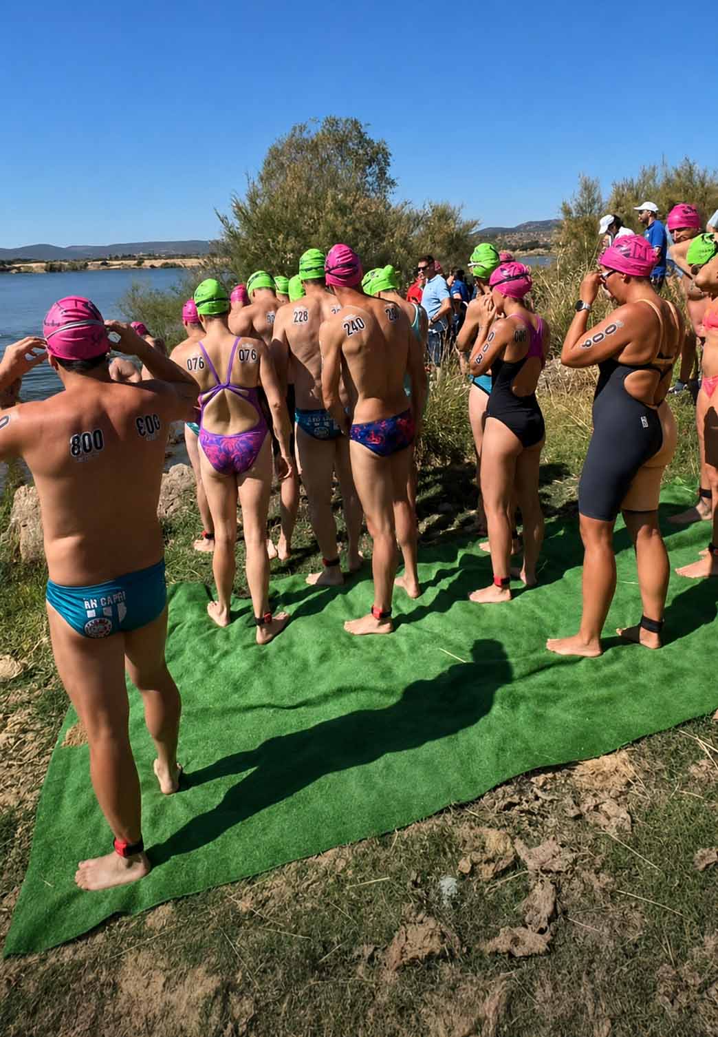 El embalse de Sierra Boyera acogió una nueva cita del VI Circuito Diputación de Córdoba de Aguas Abiertas