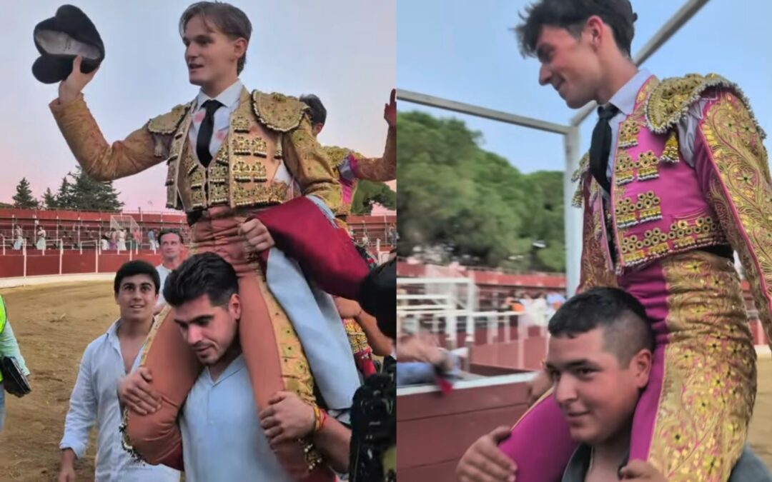 Triunfo y Puerta Grande para Jaime Padilla y Adrián Guillén en Conil de la Frontera (Cádiz)