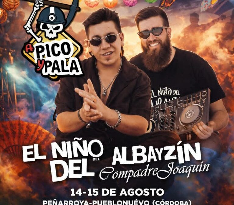 El Niño del Albayzín llevará su sesión DJ y su showcase al X A Pico y Pala Fest de Peñarroya-Pueblonuevo