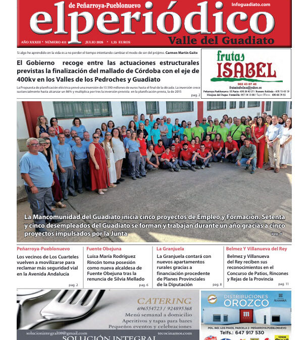 Ya está disponible el nuevo número de El Periódico del Valle del Guadiato