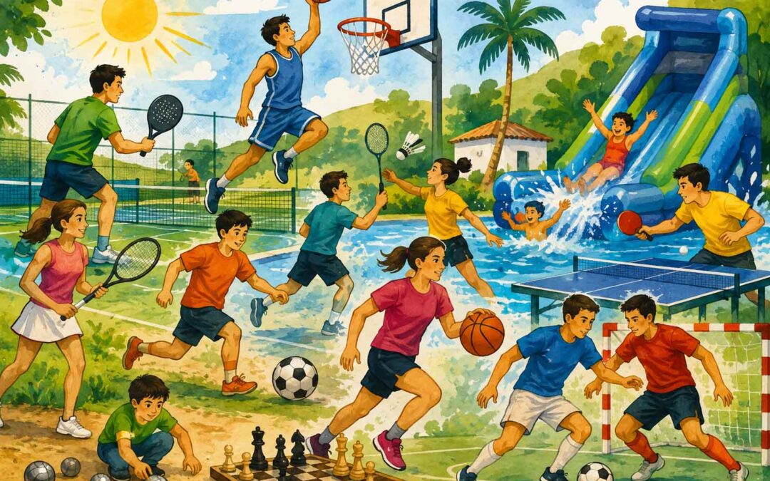 Villaharta impulsa el deporte con un amplio programa de competiciones durante el verano de 2026