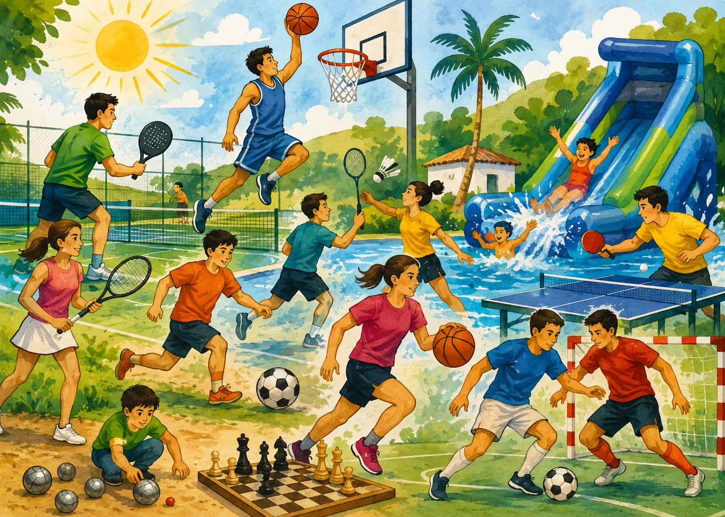 Villaharta impulsa el deporte con un amplio programa de competiciones durante el verano de 2026