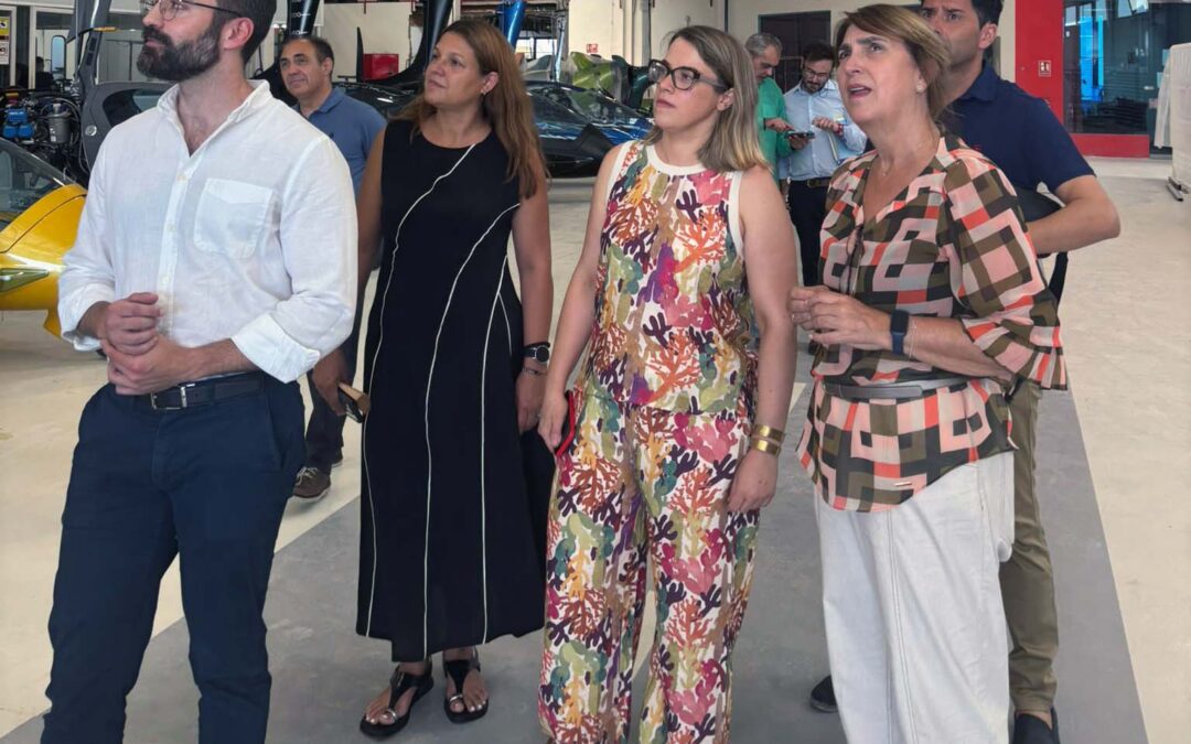 Fuente Obejuna muestra su potencial industrial al secretario de Estado de Energía con la visita a ELA Aviación