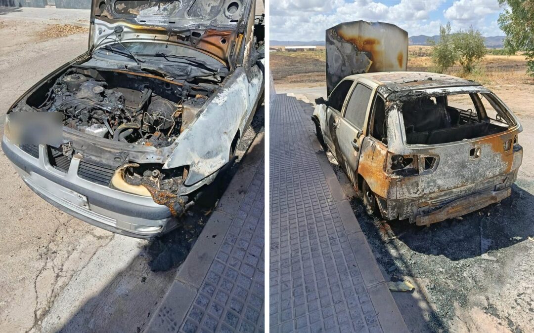 Un coche quemado vuelve a provocar las quejas de un vecino de Los Cuarteles