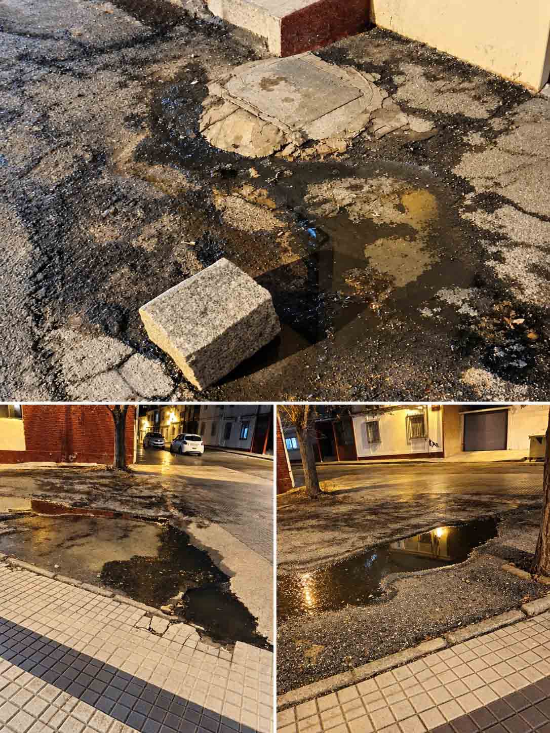 Un vecino denuncia aguas fecales y olores insoportables en la zona de Los Cuarteles de Peñarroya-Pueblonuevo