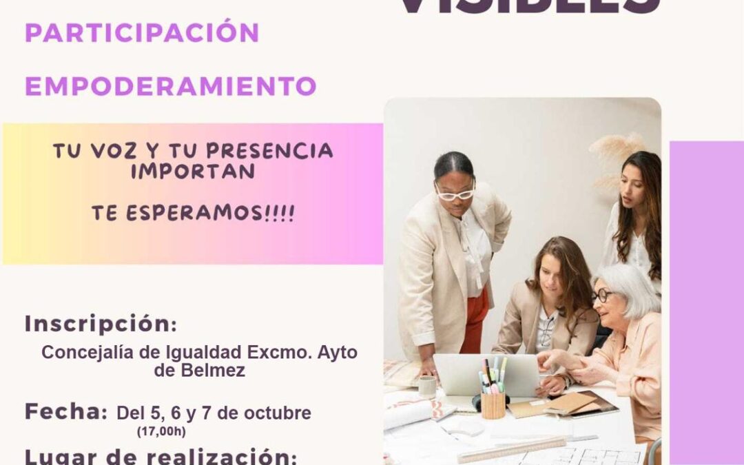 Belmez acogerá el taller «Mujeres Rurales Visibles» del 5 al 7 de octubre