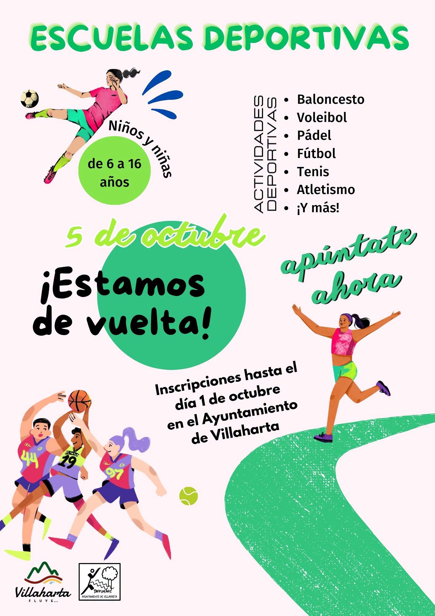 Villaharta abre las inscripciones para sus escuelas deportivas