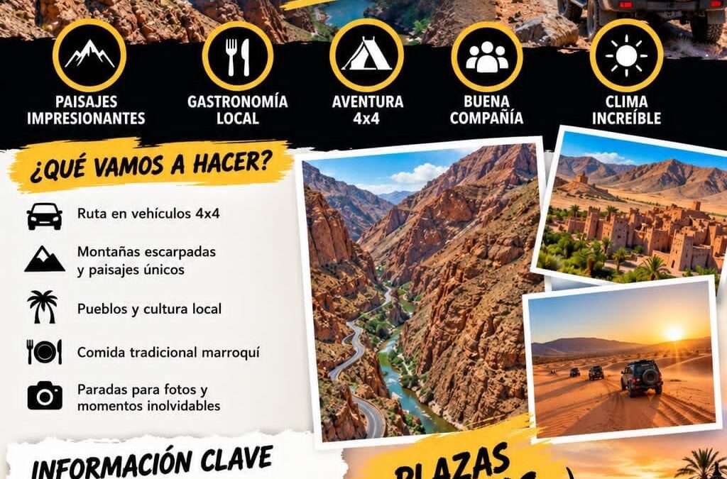 La Asociación Todoterreno Valle del Guadiato prepara una ruta por Marruecos del 4 al 12 de diciembre