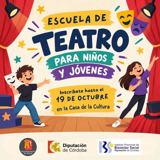 Abre el telón: ¡Comienza el nuevo curso de la Escuela de Teatro de Espiel!
