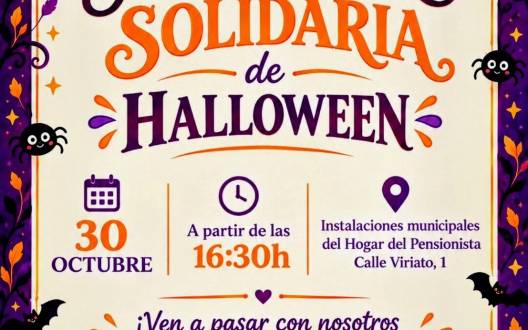 AMAGUA celebra en Belmez una merienda solidaria de Halloween el 30 de octubre