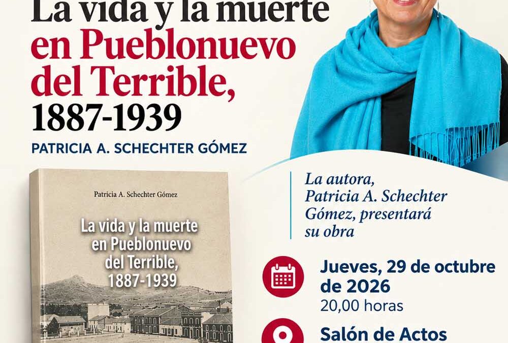 Patricia A. Schechter Gómez presenta su libro sobre la historia de Pueblonuevo del Terrible