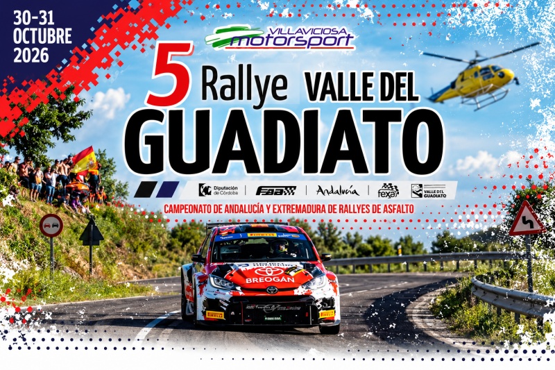 El V Rallye Valle del Guadiato recorrerá seis municipios los días 30 y 31 de octubre