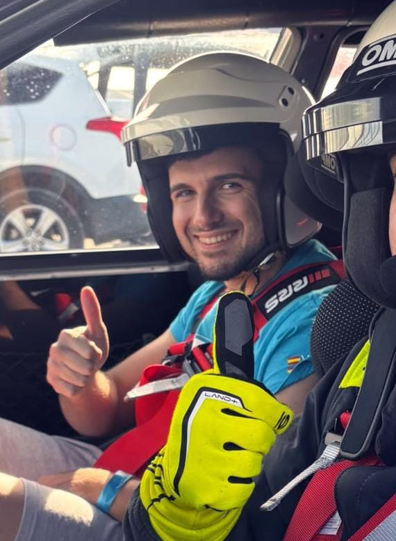 Sergi Gómez Miravet debutará en el Rallye Valle del Guadiato con la ilusión de correr ante su familia